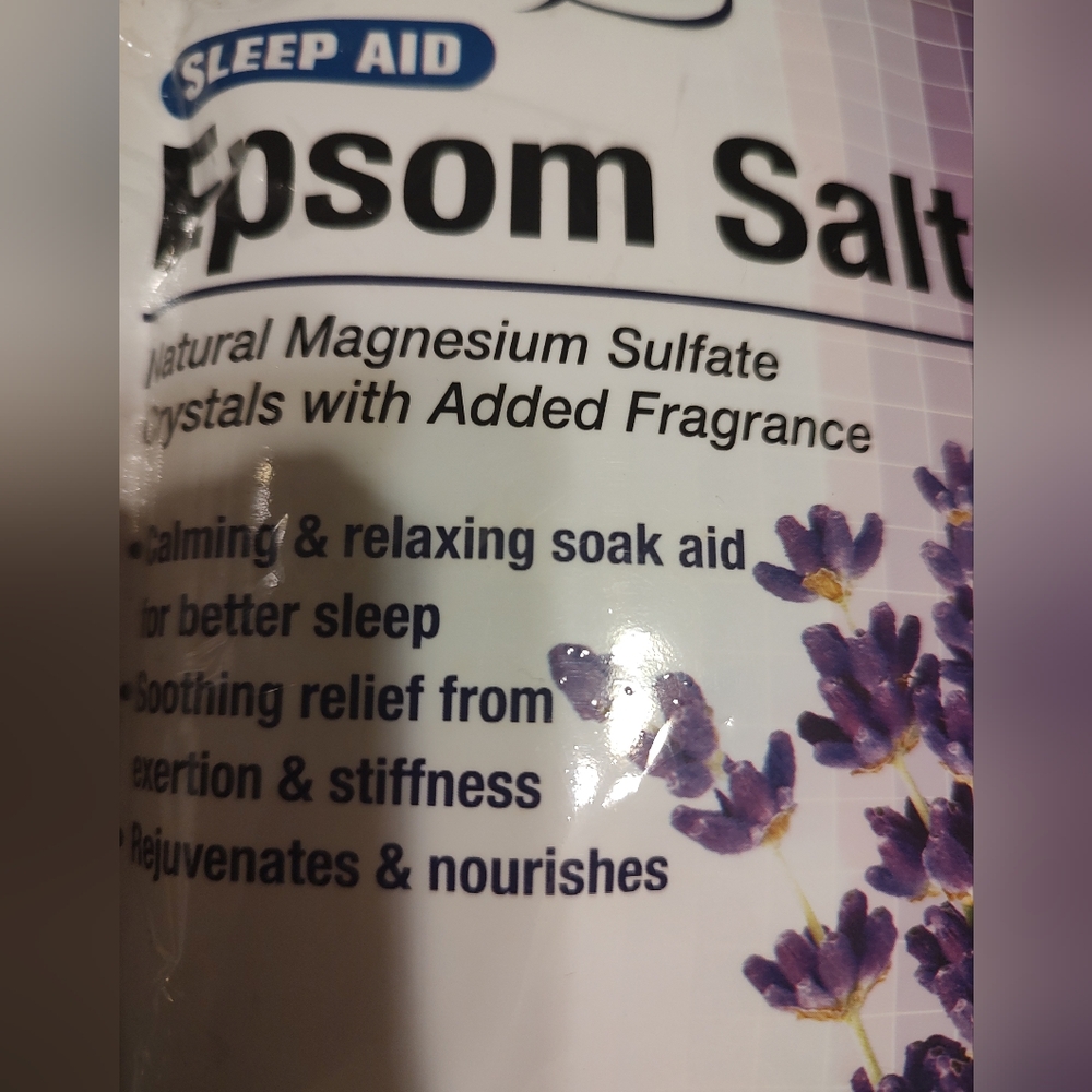 🪻💜🪻Dreamy Lavender Infused Epsom Salt Bath Soak Aid Enhancer - Set of 3 - Picture 10 of 13